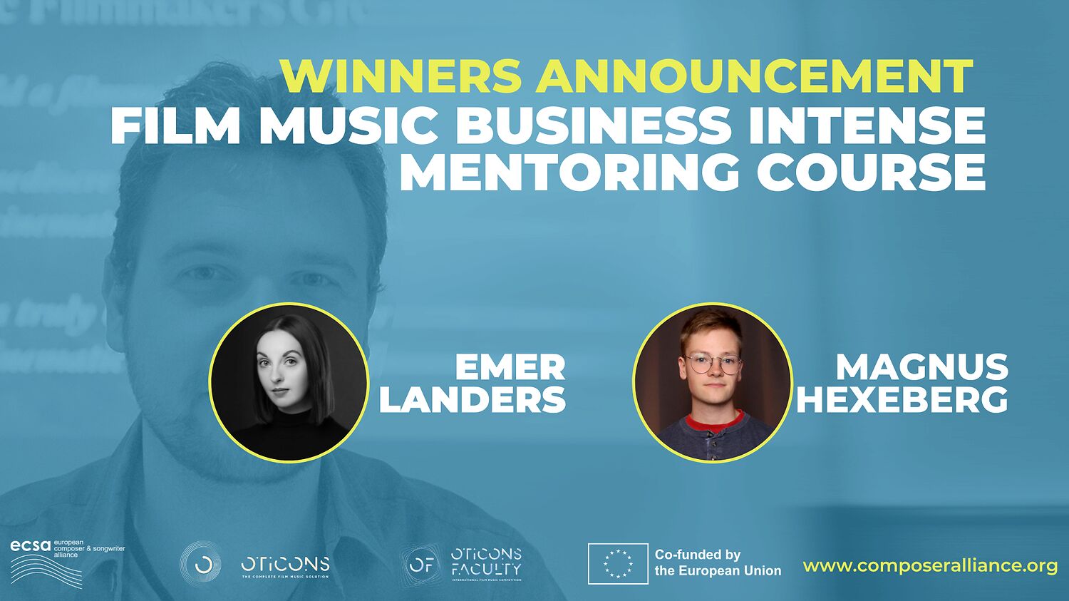 Oticons Film Music Business mentoring course: winners announced!