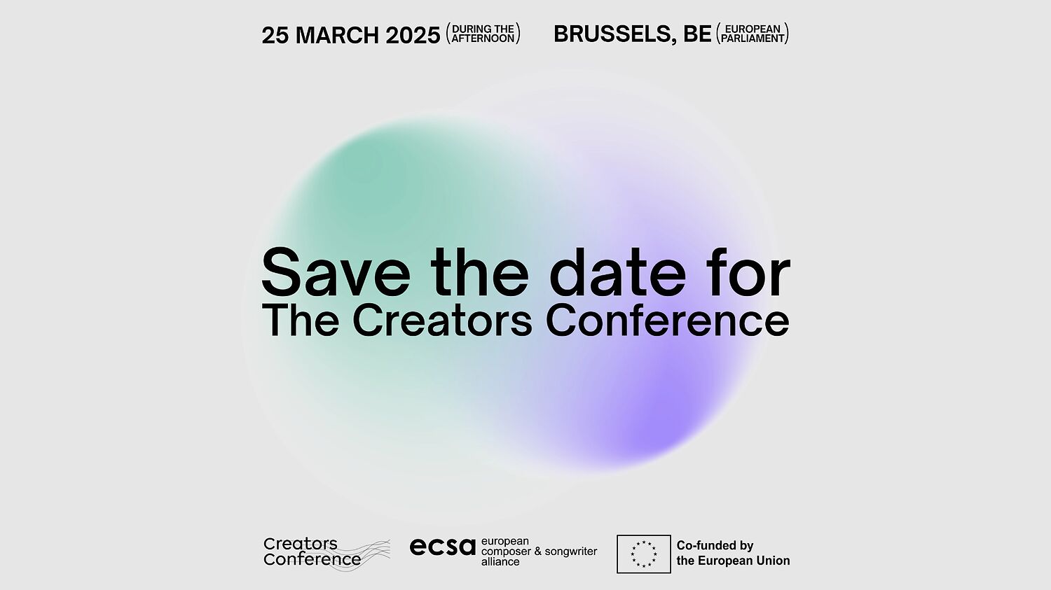 Save the date: Creators Conference 2025