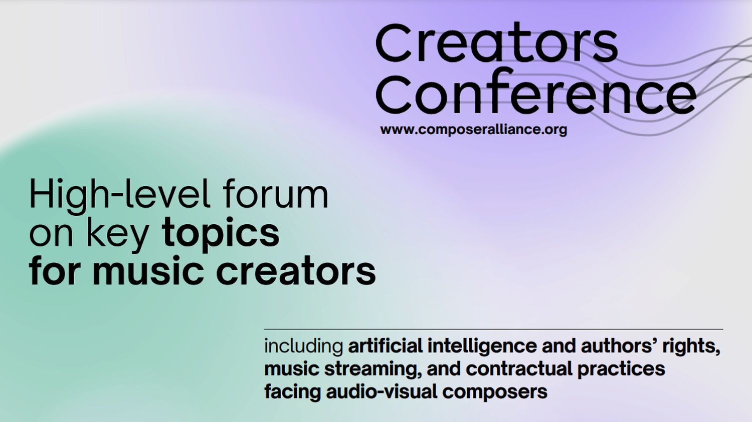 ECSA organises Creators Conference featuring panels on AI, music streaming and contractual practices