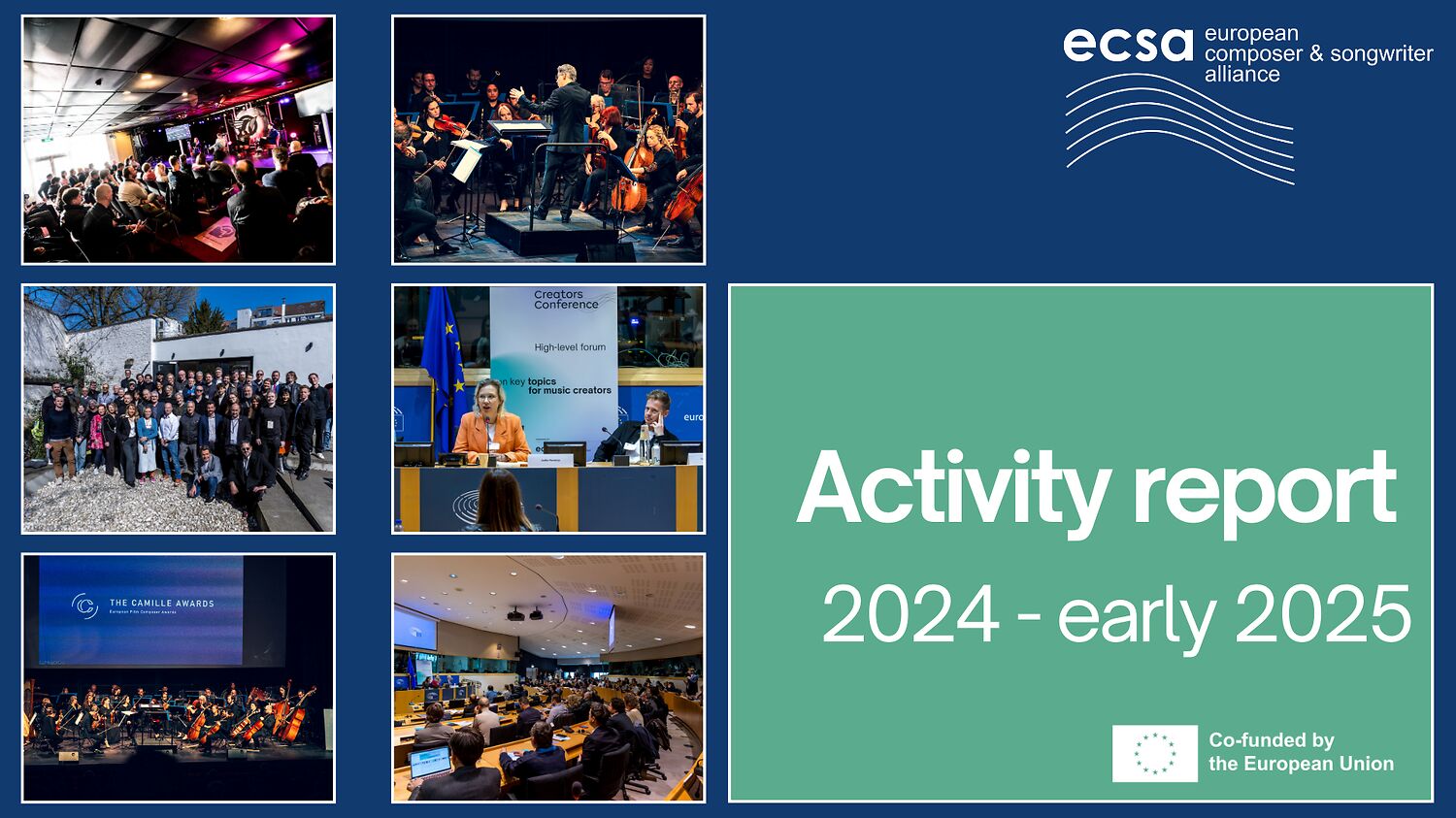 ECSA publishes Activity Report 2024 - early 2025