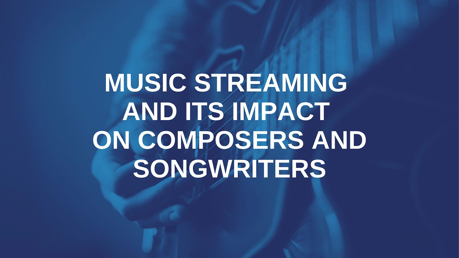 ECSA White Paper on Music Streaming: “Music streaming and its impact on composers and songwriters – Why we should fix streaming now”