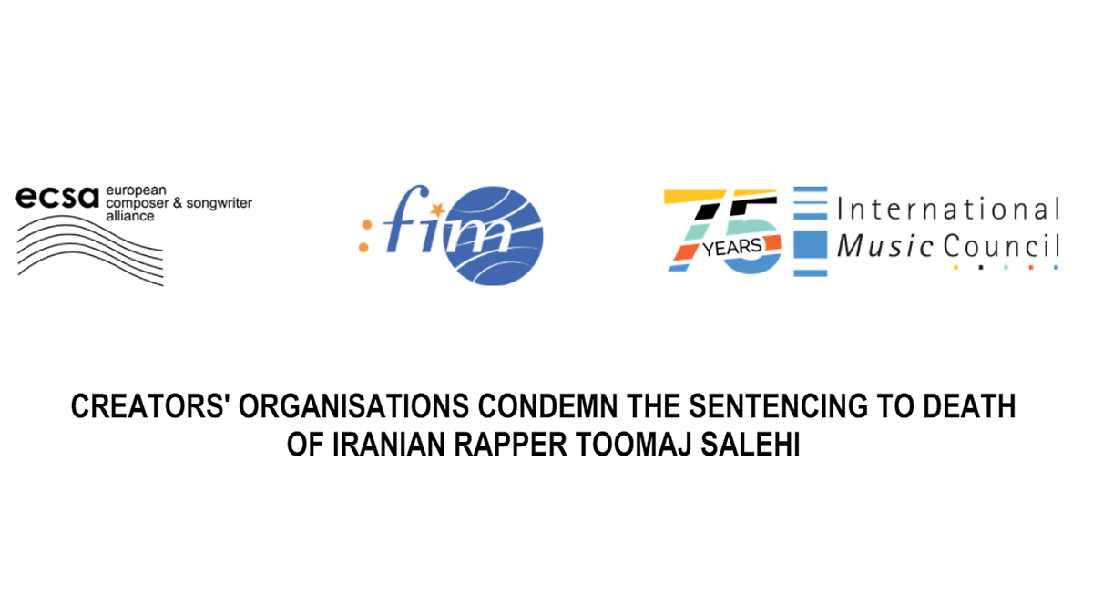 Creators' Organisations Condemn the Sentencing to Death of Iranian Rapper Toomaj Salehi