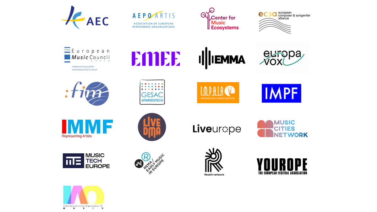 Call for a comprehensive policy strategy and an ambitious budget for Europe’s music sector within AgoraEU