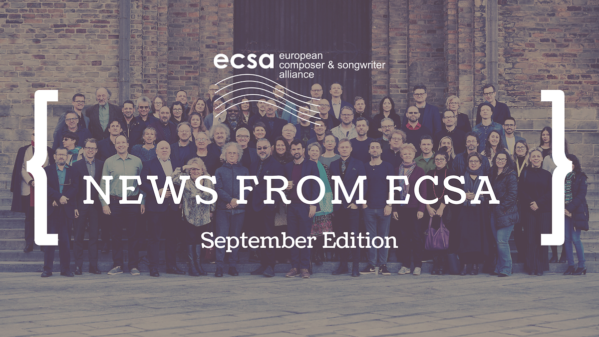 News from ECSA - September edition