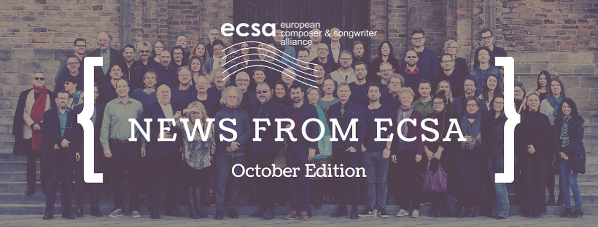 News from ECSA - October edition
