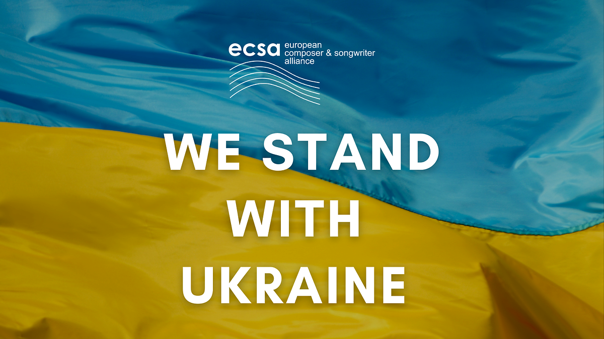 ECSA Open Letter - Music creators united with Ukraine