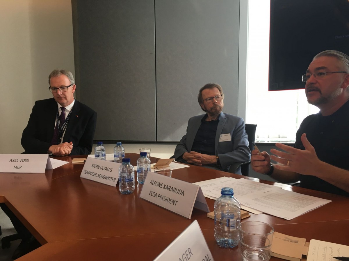 Press Release: Copyright Meeting With BJÖRN ULVAEUS (ABBA)
